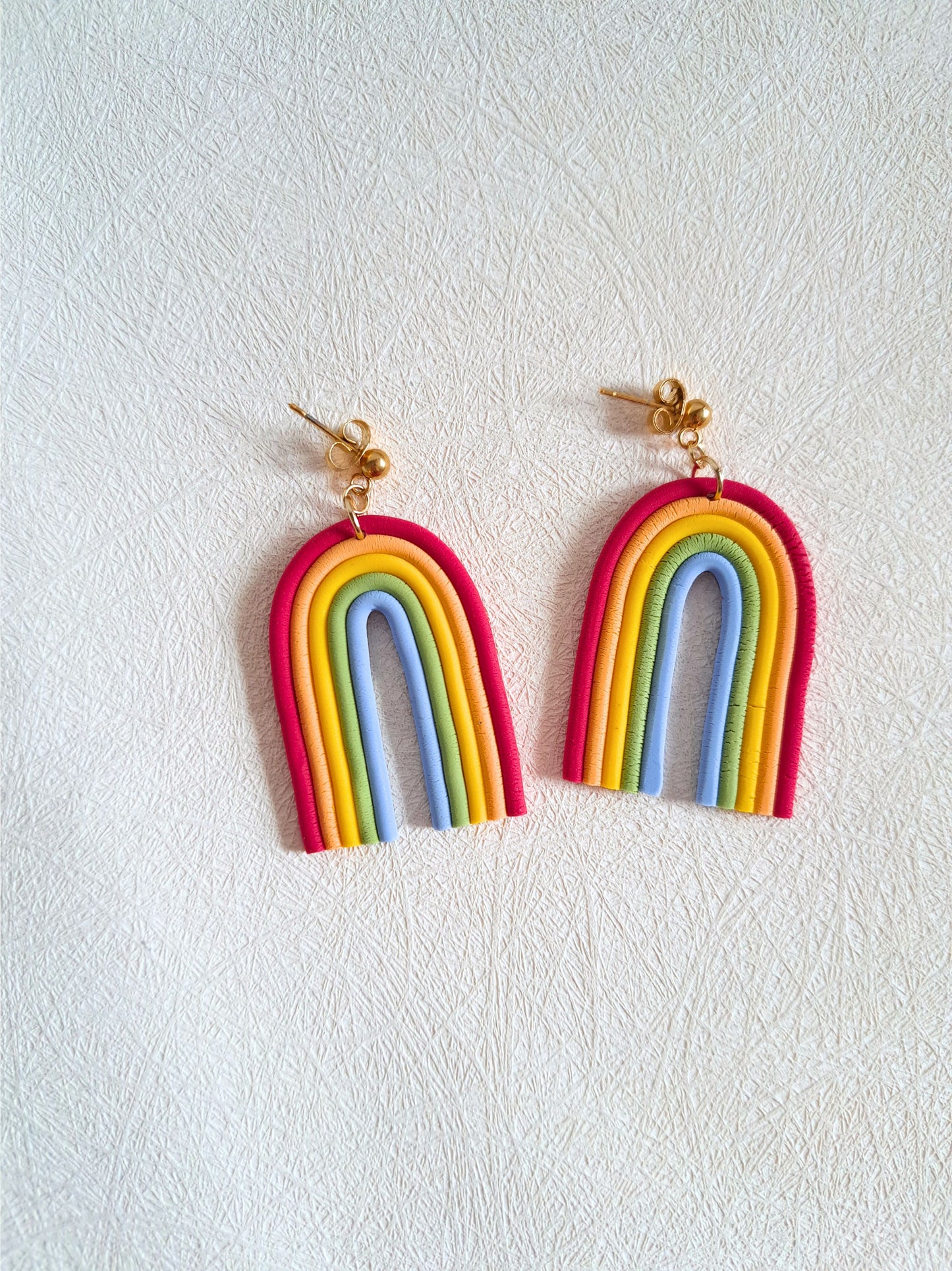 Boucles d'oreilles Arc en ciel