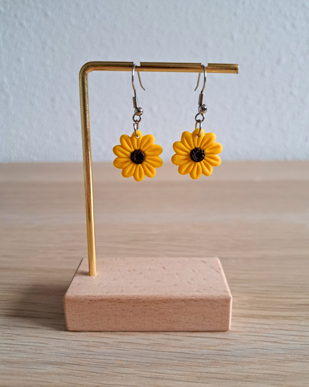 Boucles d'oreilles Mini Marguerite et Tournesol