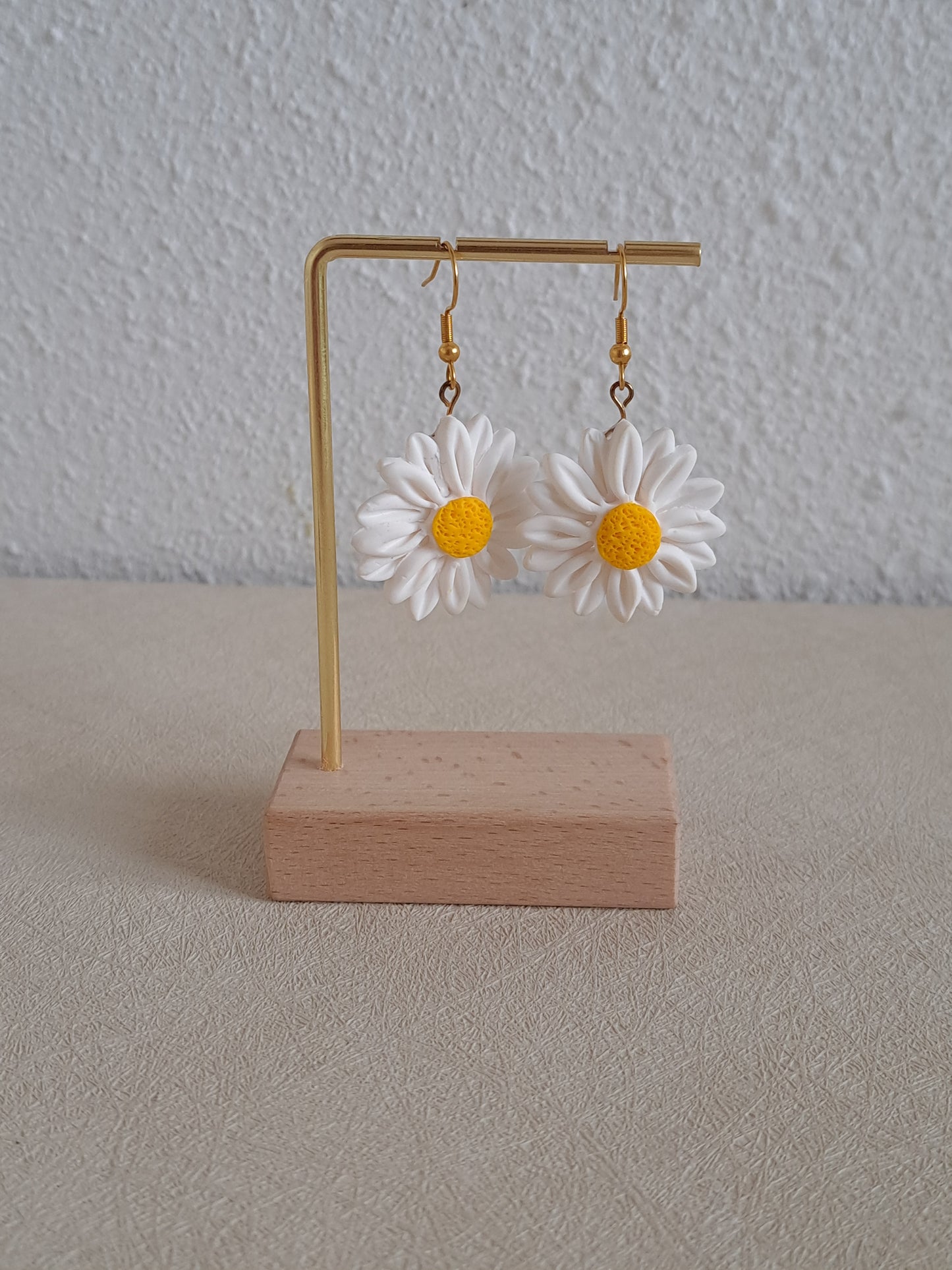 Boucles d'oreilles marguerite